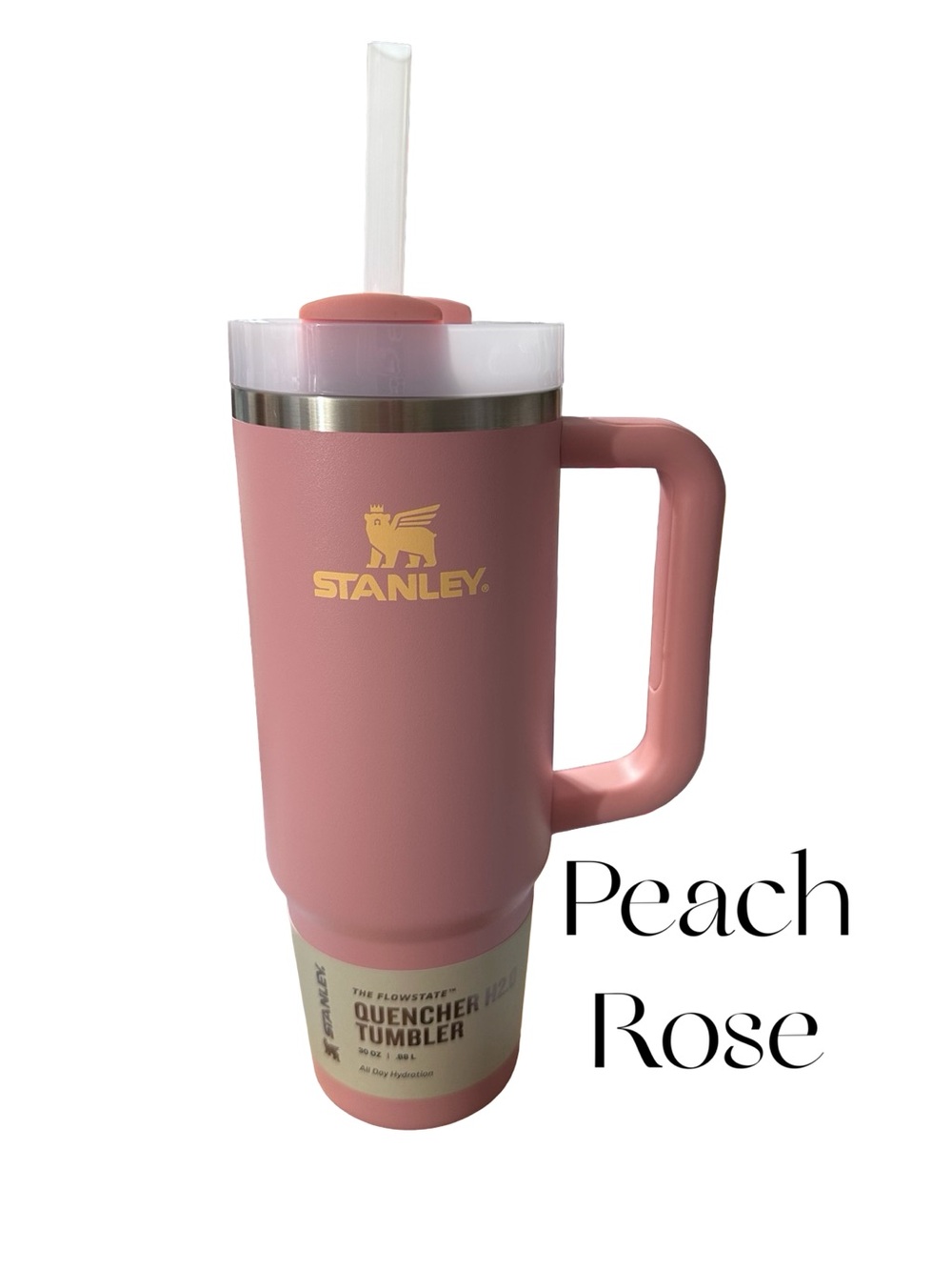 Stanley Quencher H2O 30 oz Tumbler “Peach Rose”